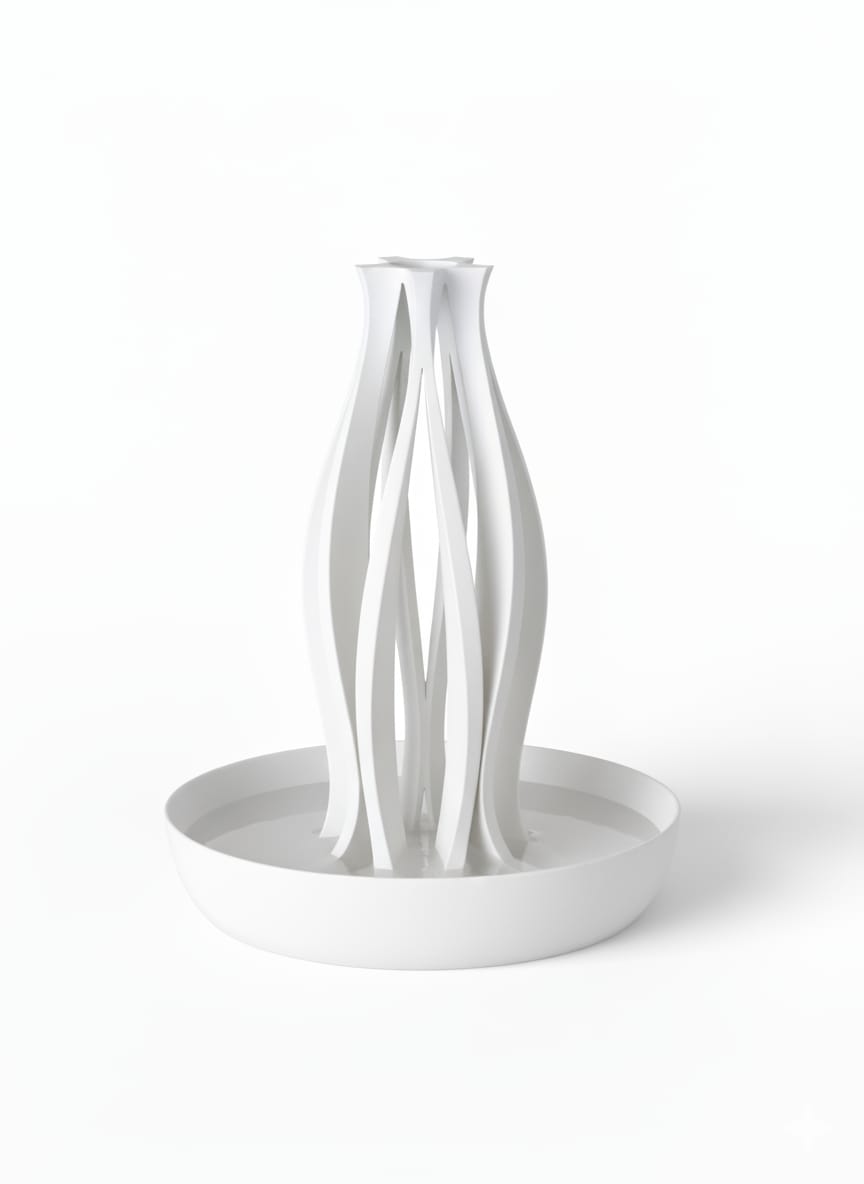 Twist Flow Vase – Modern Home Decor