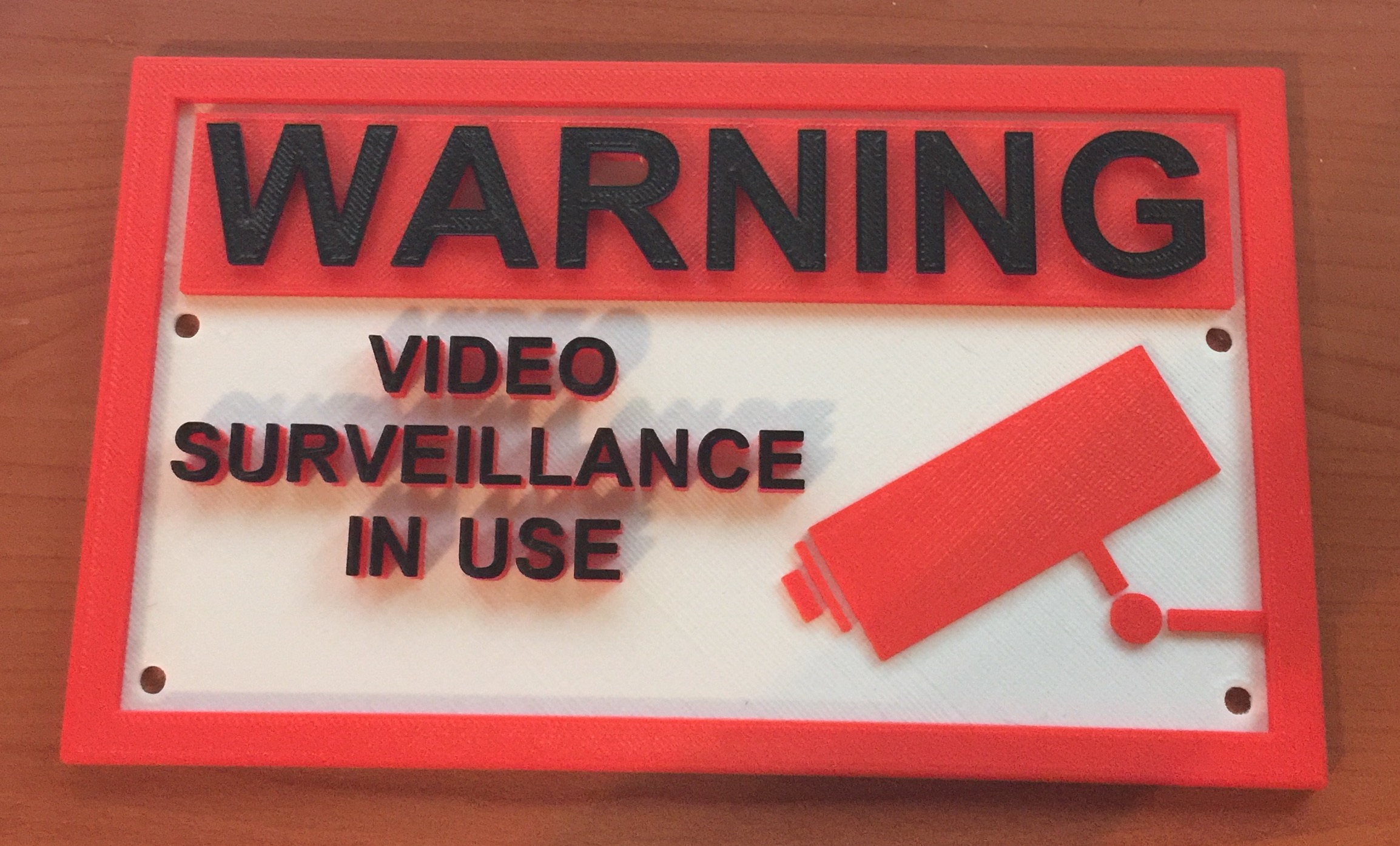 Video Surveillance Sign