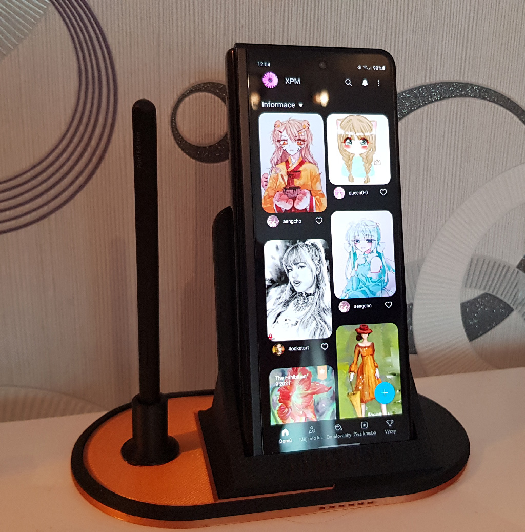 Galaxy Z Fold 3 Stand /w sPen