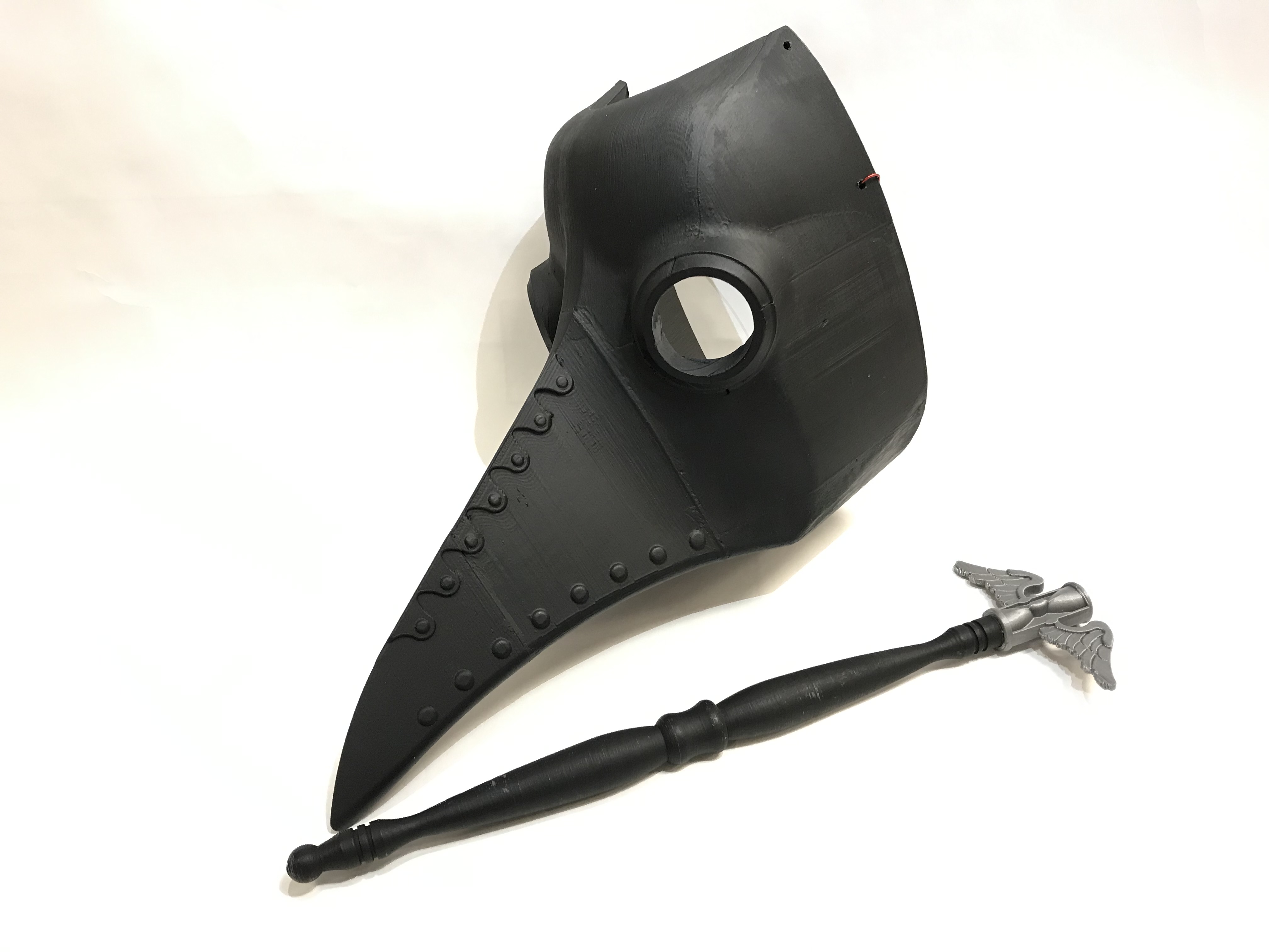 Plague Doctor Mask - 2 part print