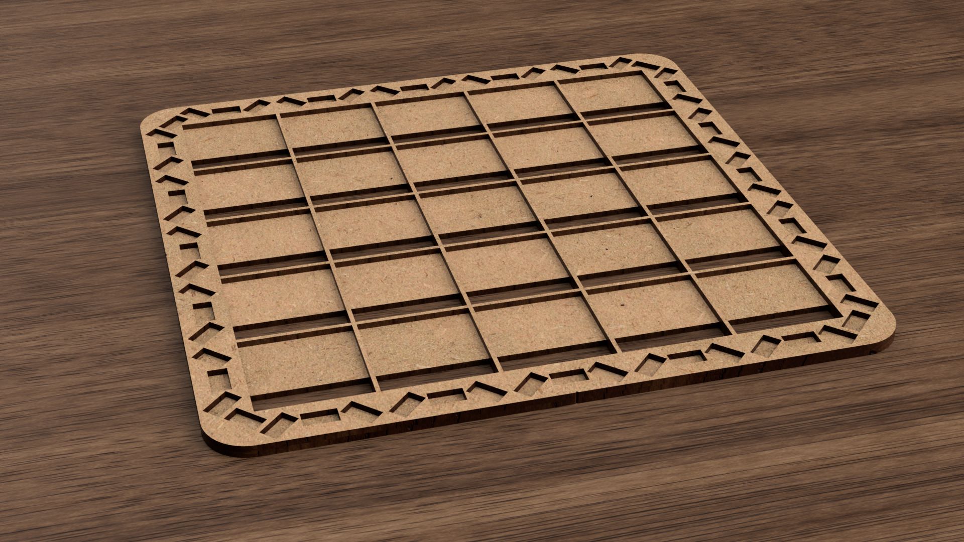 Topiary, Game Board Organizer, Laser Cut