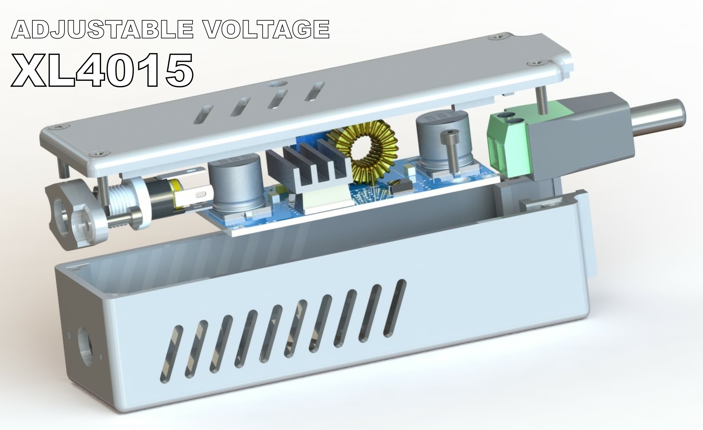 Case XL4015 Buck Converter long