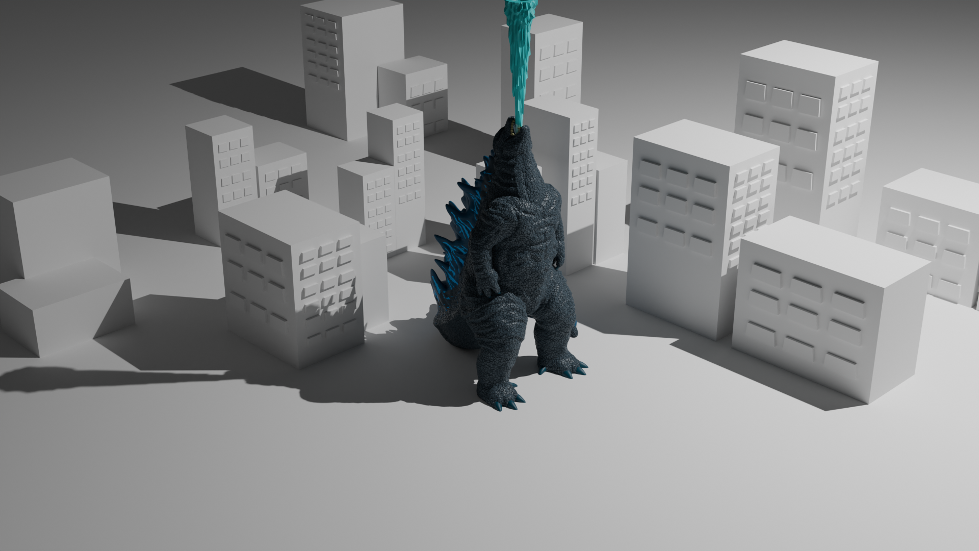 Godzilla With Atomic Breath
