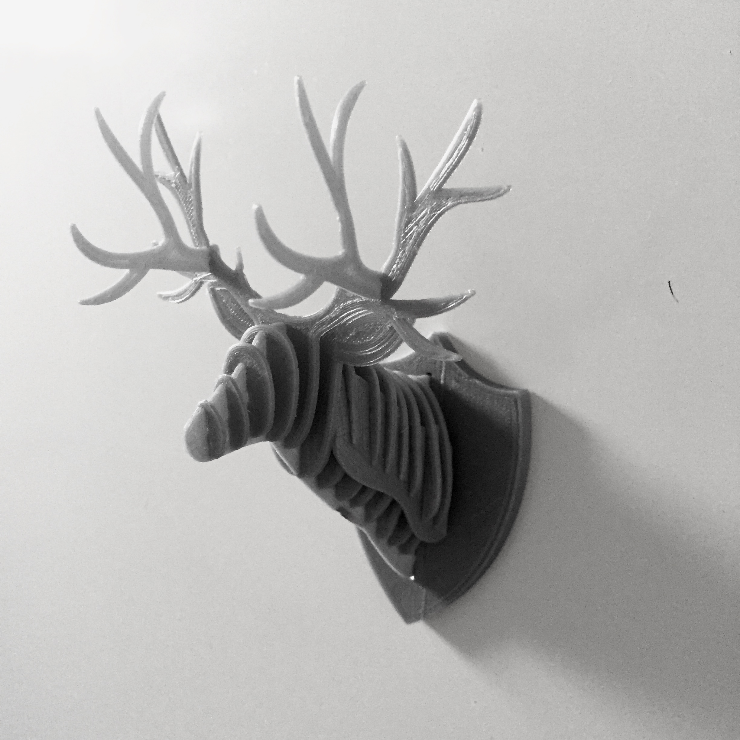 3D Puzzle Deer Head Fridge Magnet