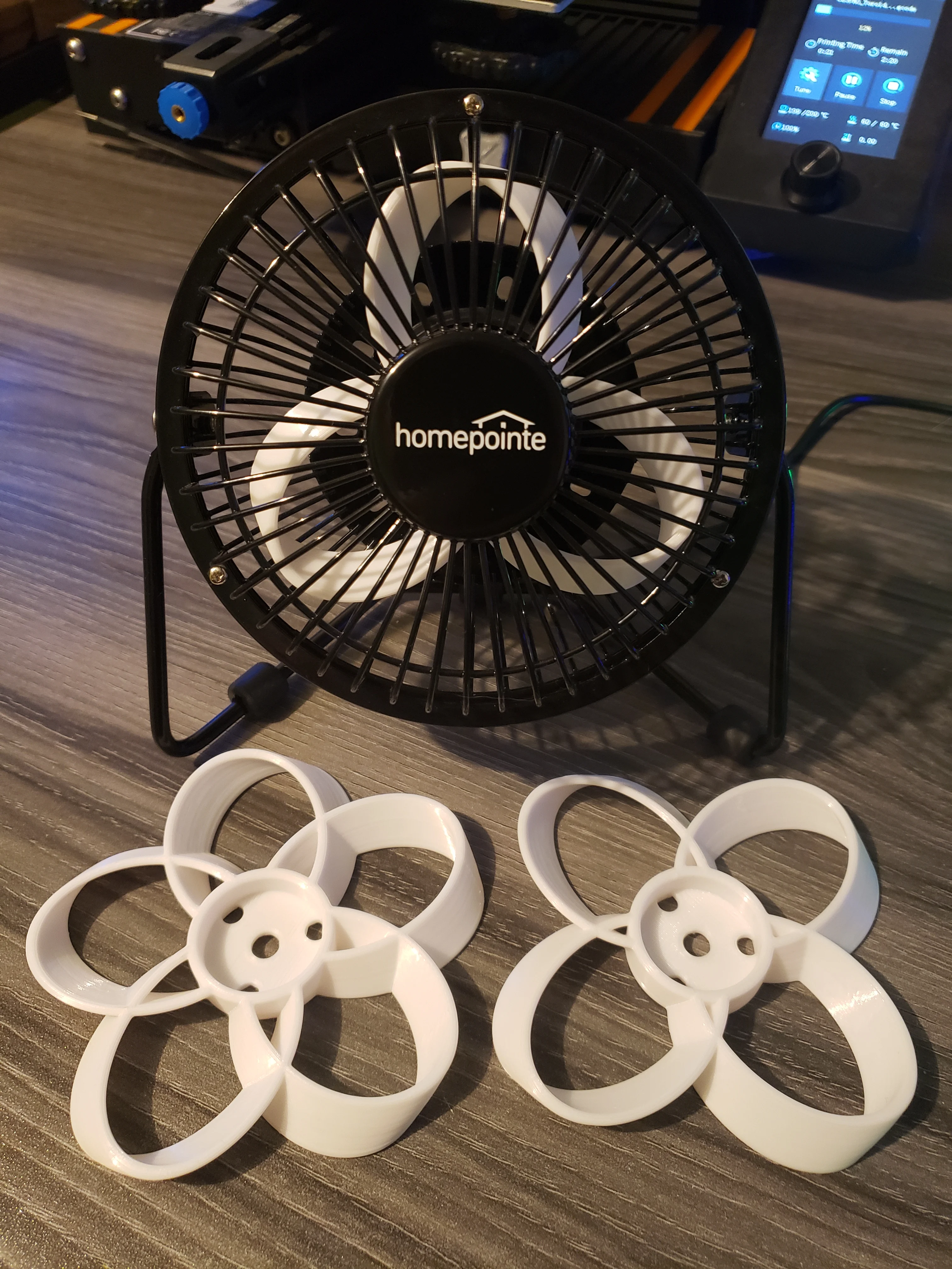 Toroidal Blade For Desk Fan