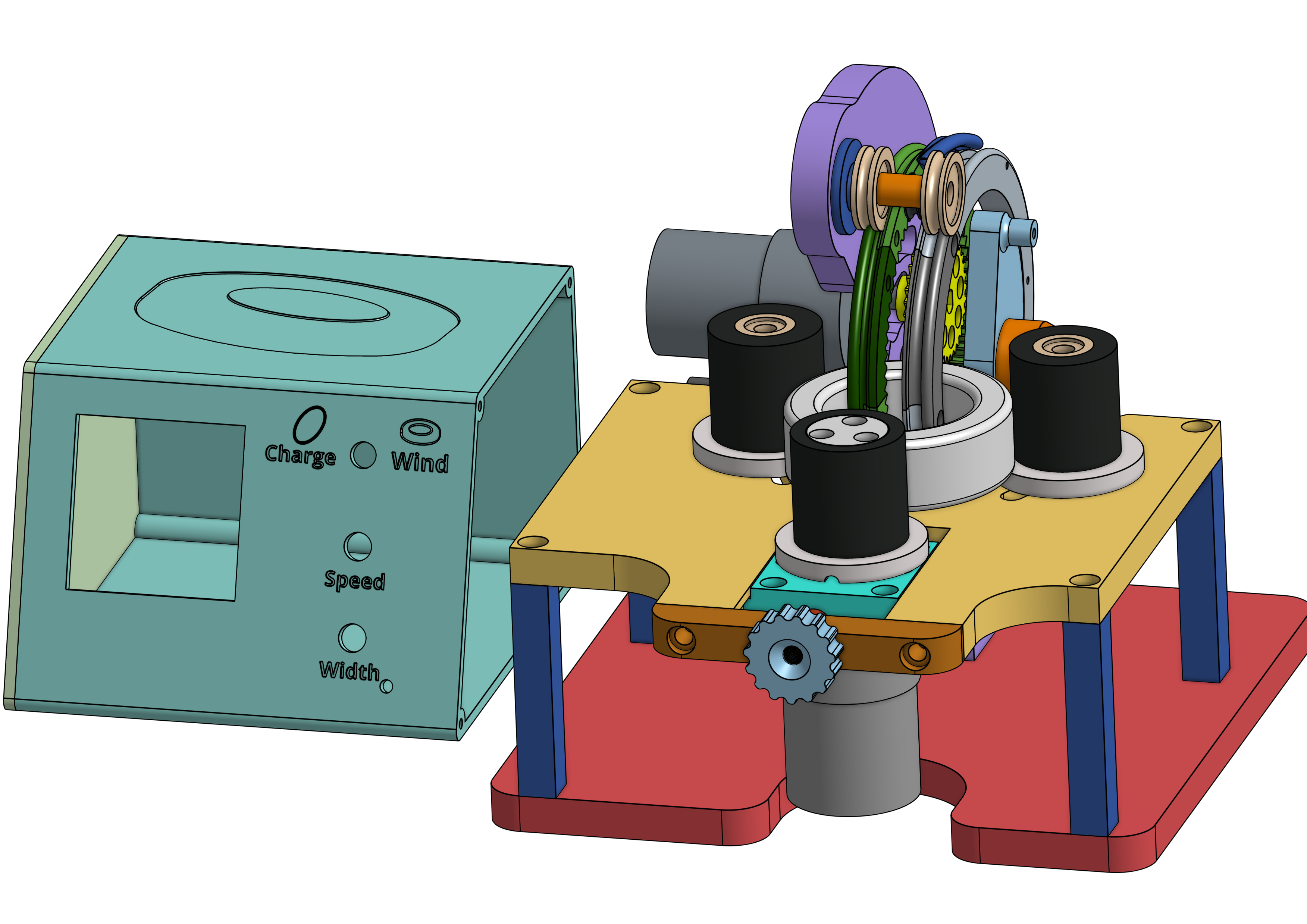 Compact toroidal winder
