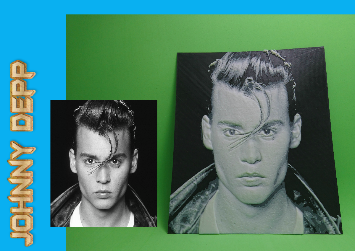 Dibujo Johnny Depp