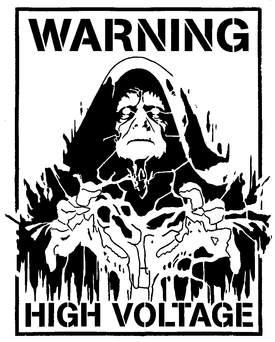 Darth Sidious stencil 2