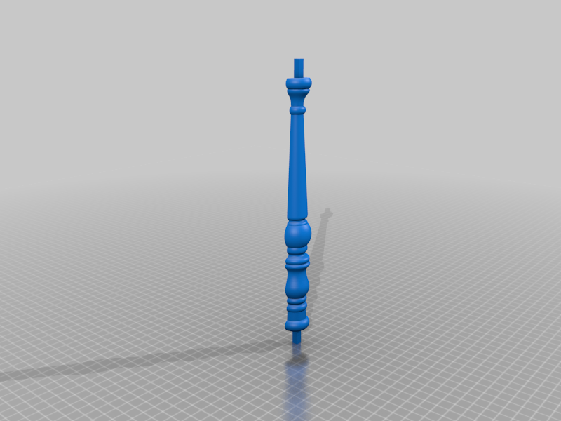 Philco 77 wood baluster