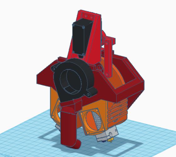 Echelon TV6 - Tilting Dual Hotend Assembly for Tronxy X-Series or CR-10
