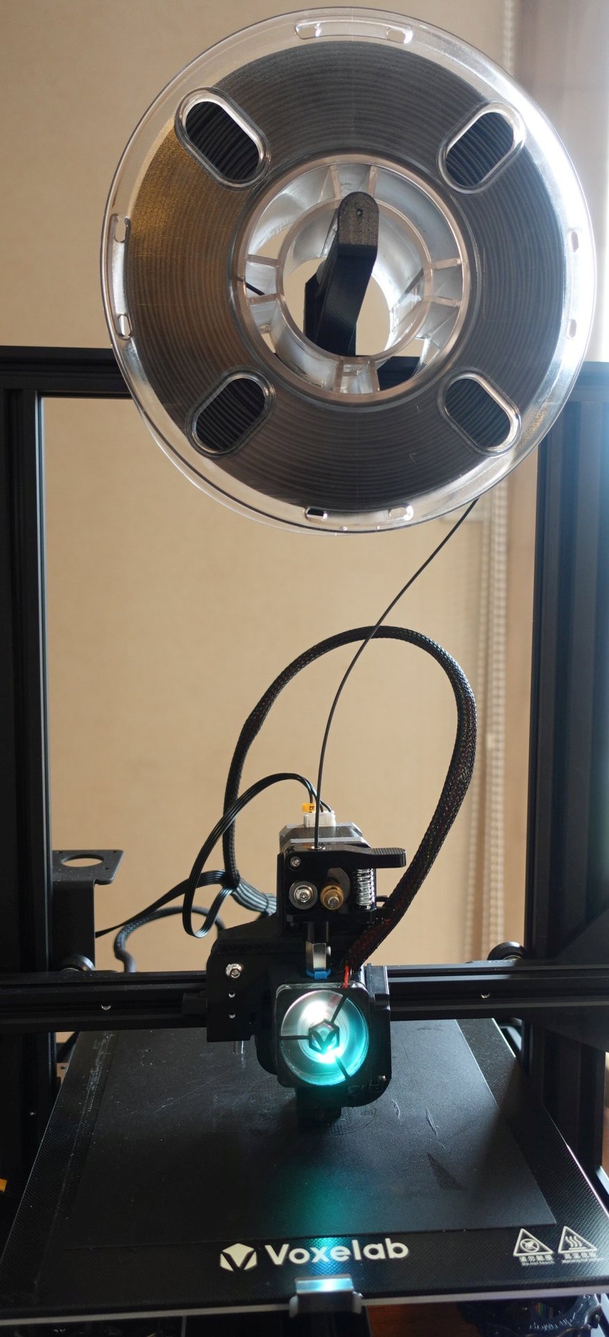 Lightweight Spool-holder v22 for Voxelab Aquila & Ender 3