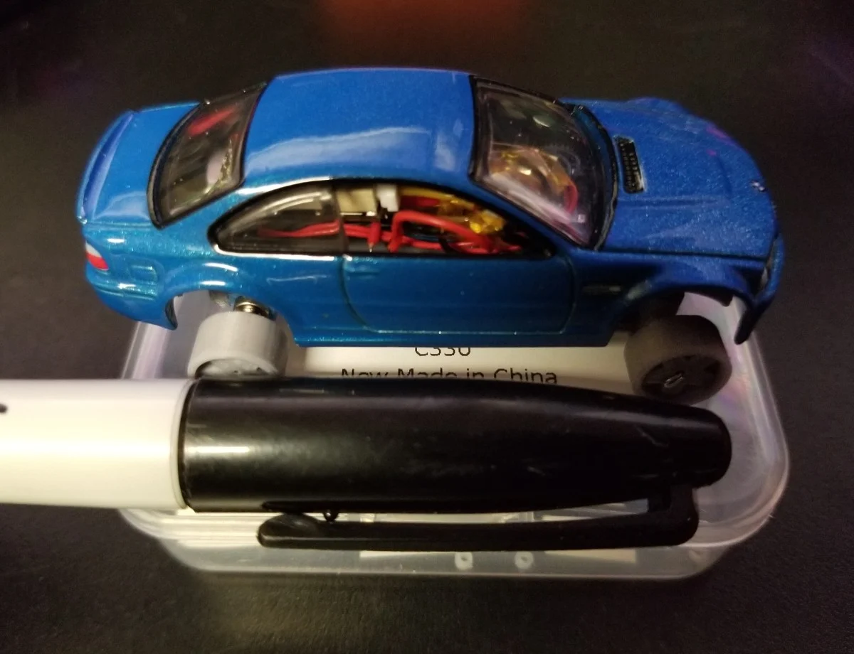 Drivable RC Parts for Hot Wheels Car Culture BMW M3 E46