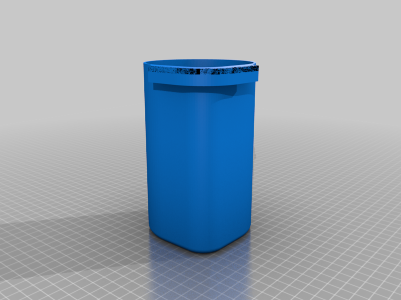 Metal recycling basket for trash bin