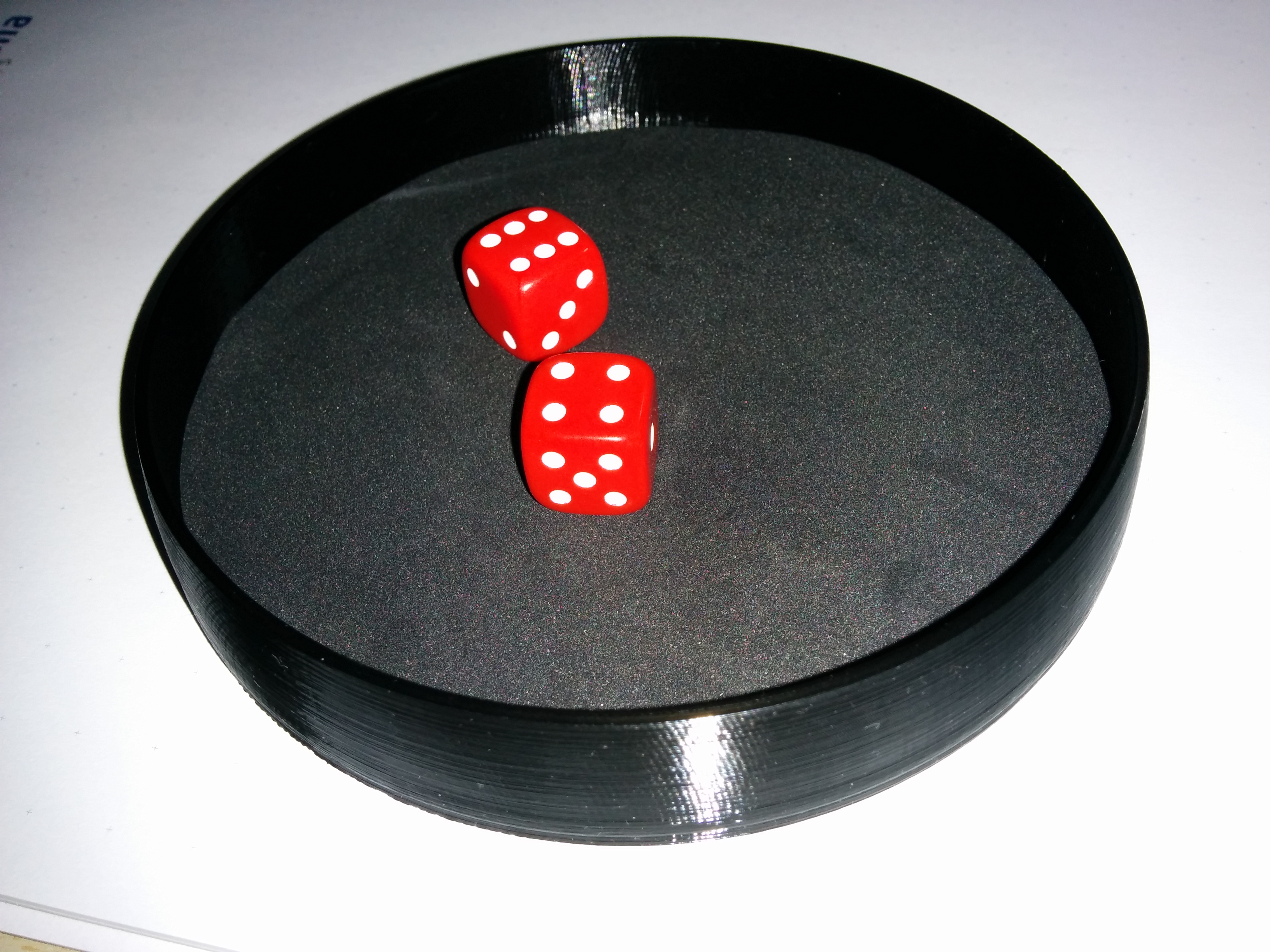 Simple dice tray