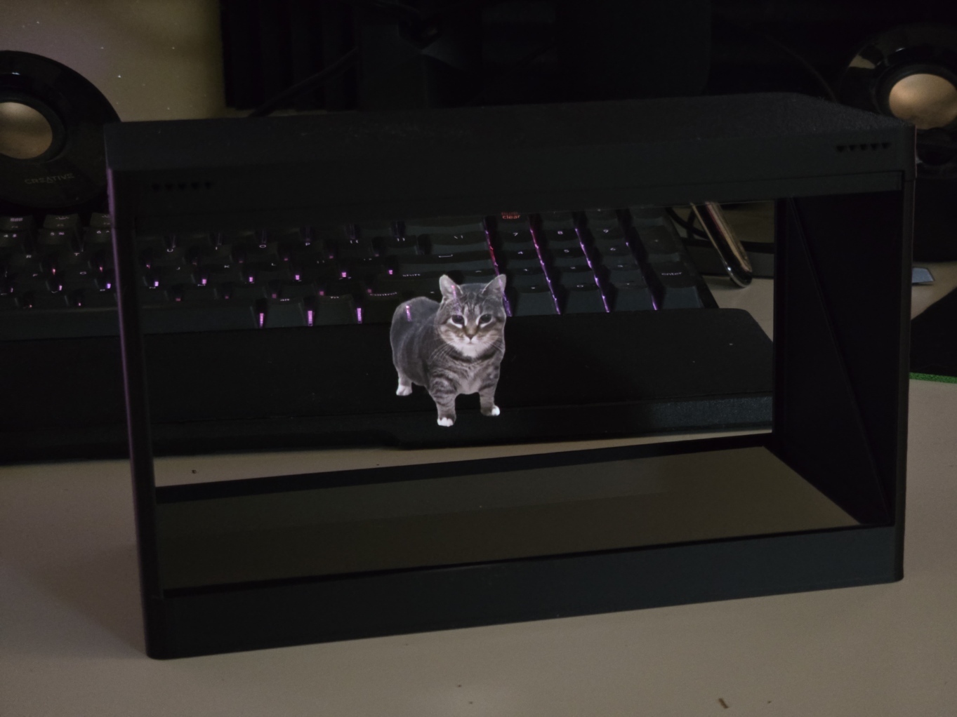 Hologram Box - Horizontal/Landscape Phone