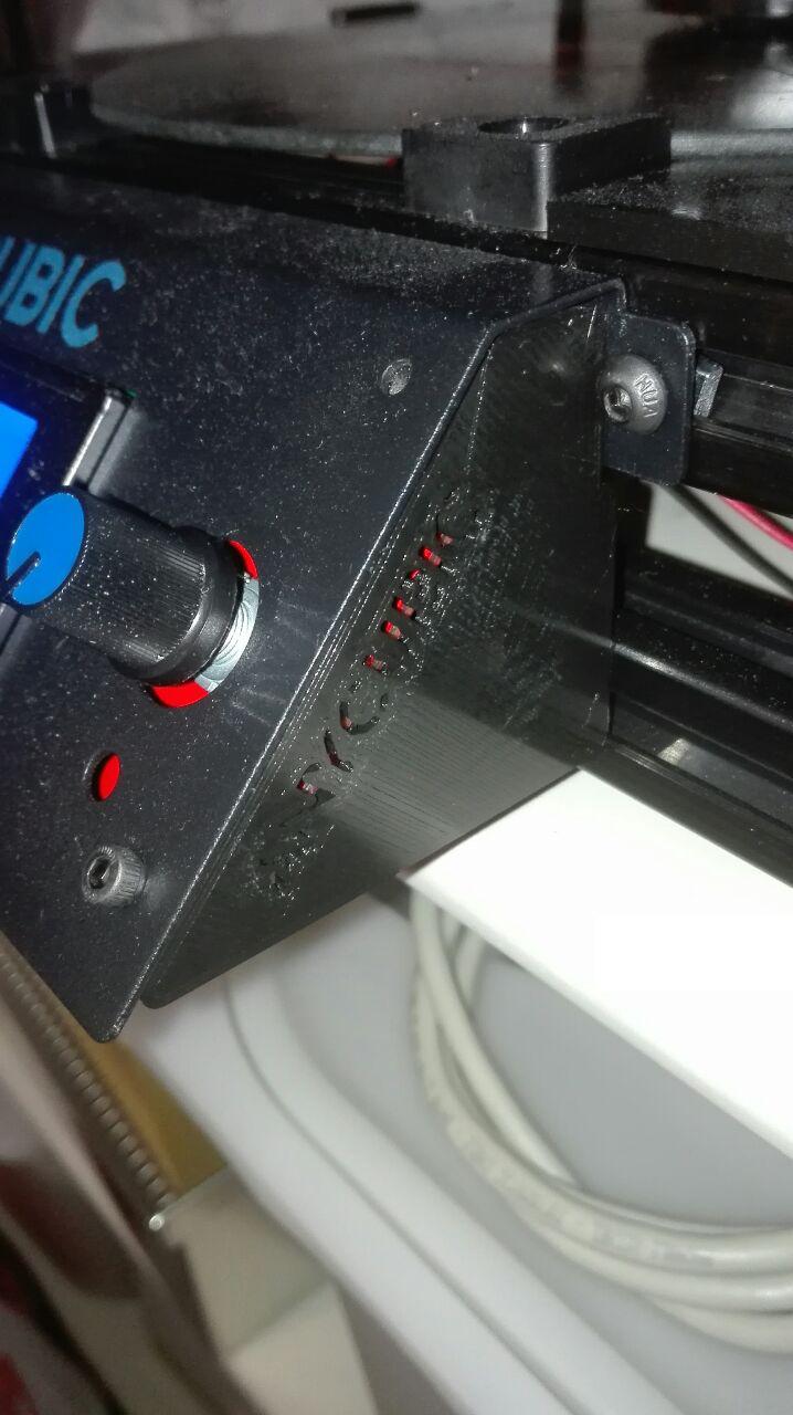 Anycubic Kossel lcd case sides