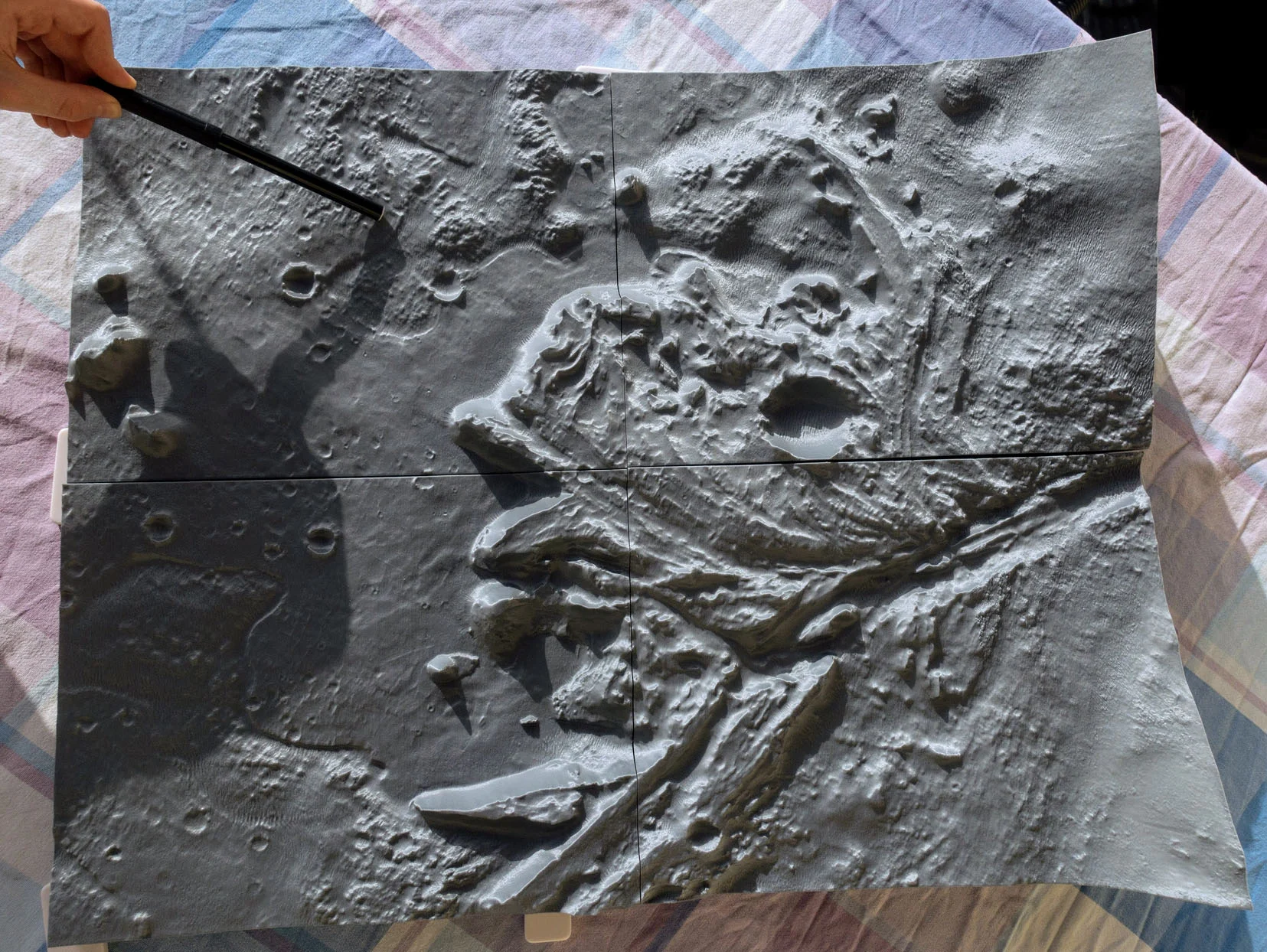 Mars Perseverance Rover Landing Site Jezero Crater: Mars Lesson built with the "NASA Mars Trek" & QGIS