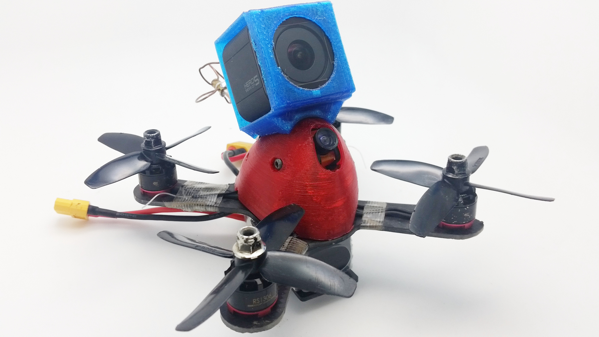 3DPOWER 130-CalB FPV Racing 30° GOPRO SESSION Case Mount