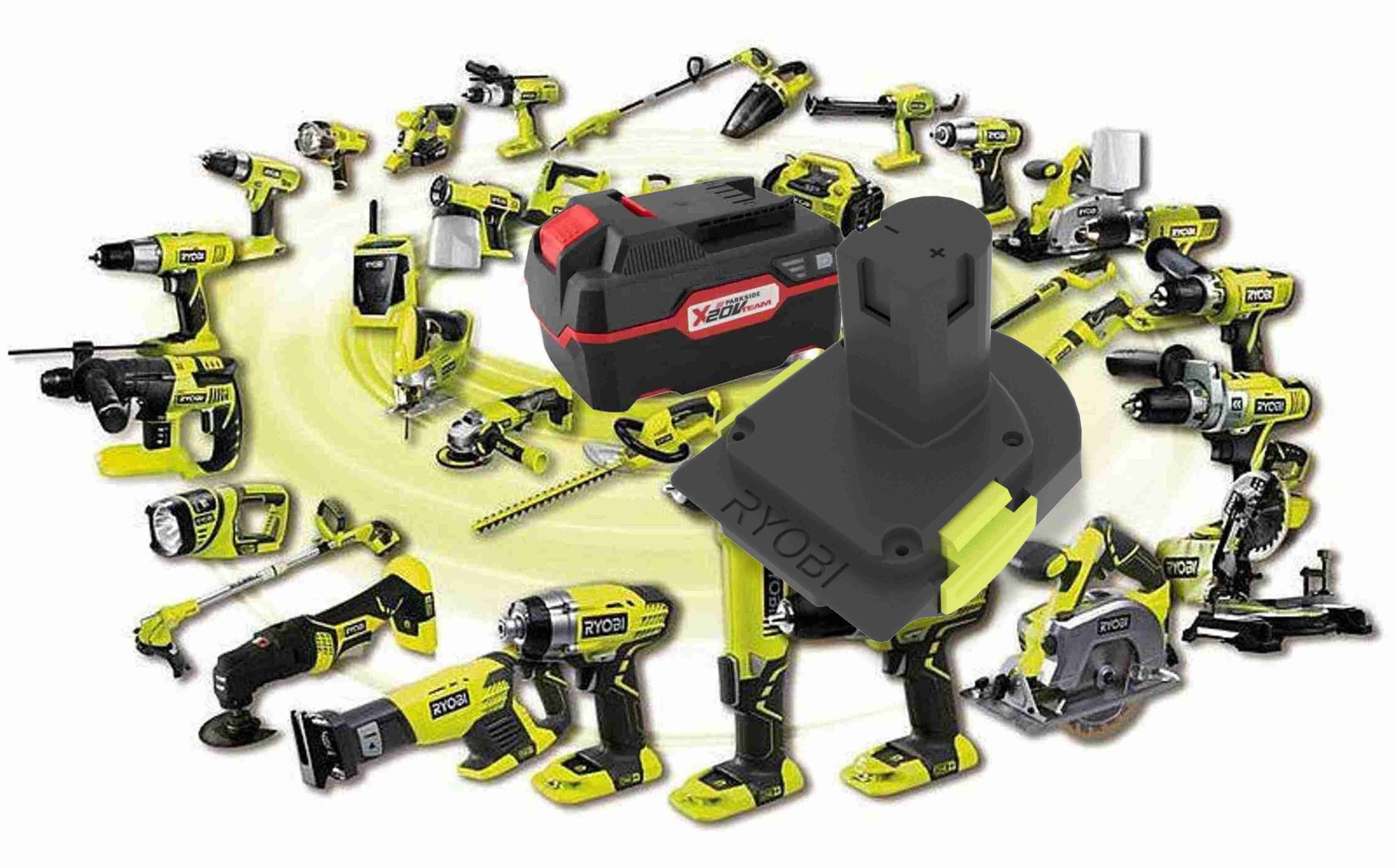 Parkside x20 to Ryobi One