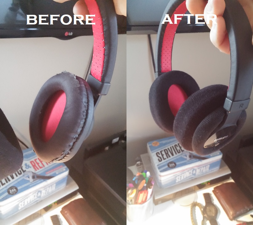 Flaky Headphone pads fix