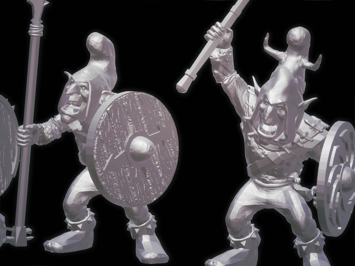 Hobgoblins w\ Spear / Infernal Dwarfs Vassals