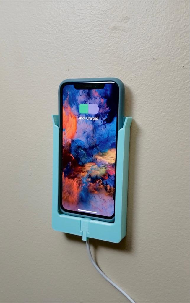 iphone 11 and 12 pro wall charging mount