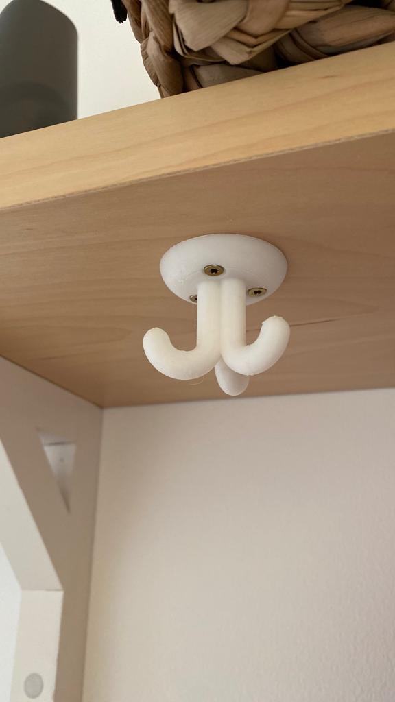 Triple Ceiling Hook (for Coat Rack)
