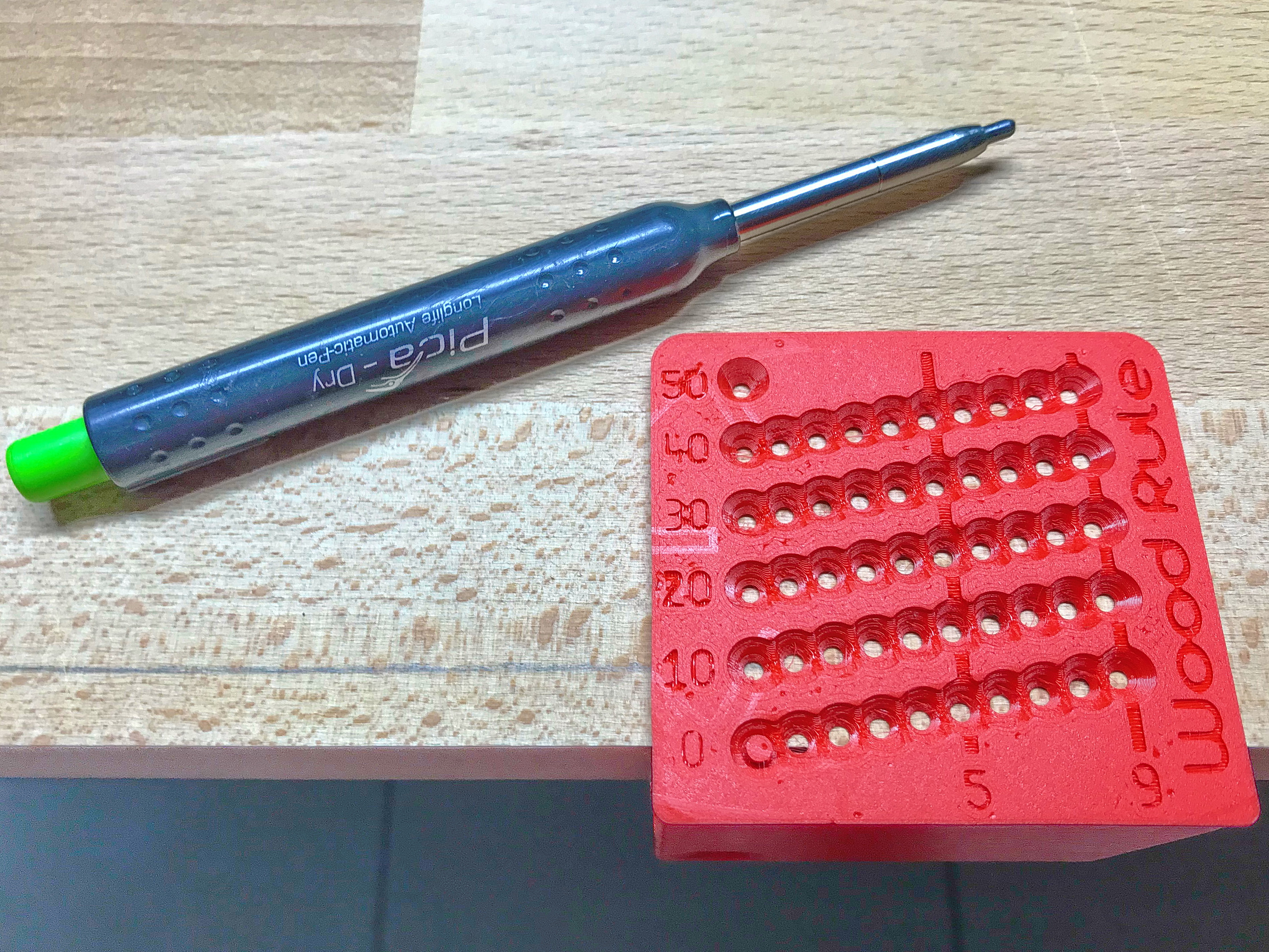Wood Rule / Gauge / Messlehre / Drawing