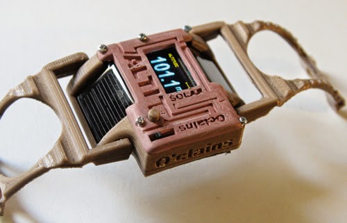 AWSLCAN : Altimeter Watch Solar Charging Lipo Arduino Nano  - Altimètre Montre Solar Lipo chargeur Arduino Nano