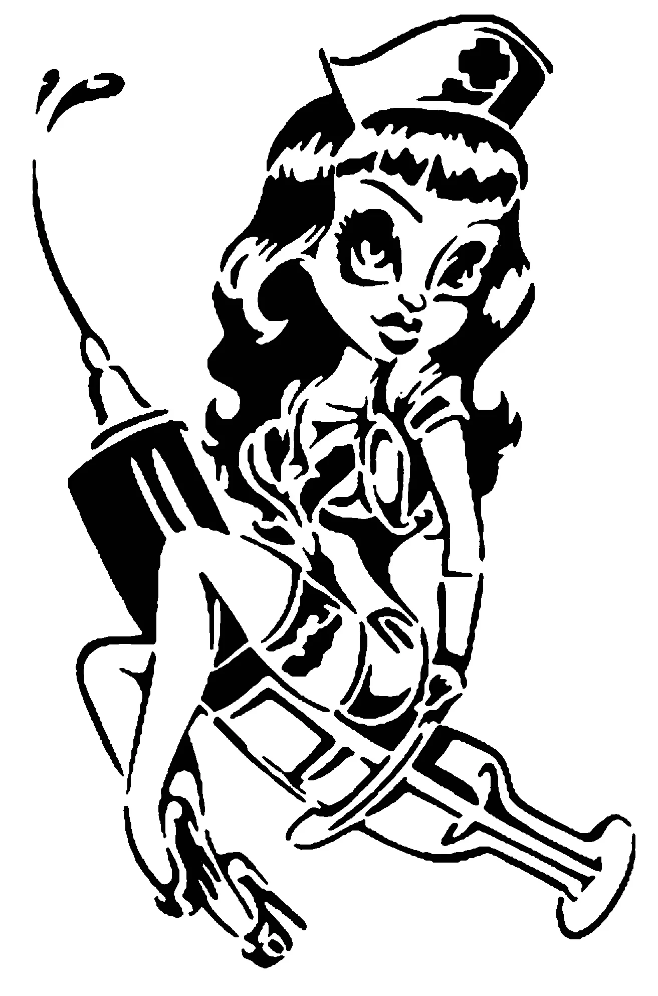 Nurse stencil 3