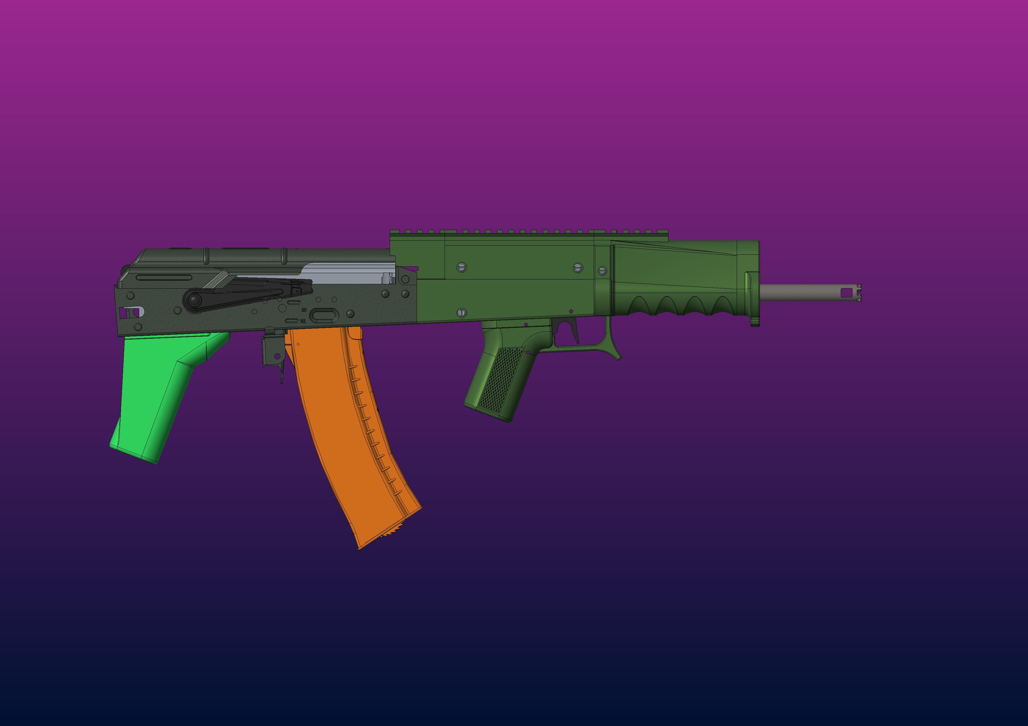 BAF's Airsoft AK bullpup conversion