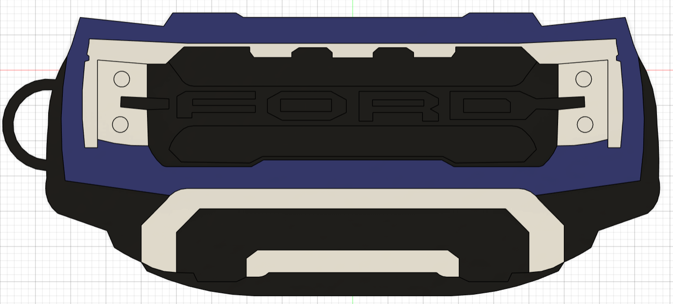 Ford F150 Raptor Keychain