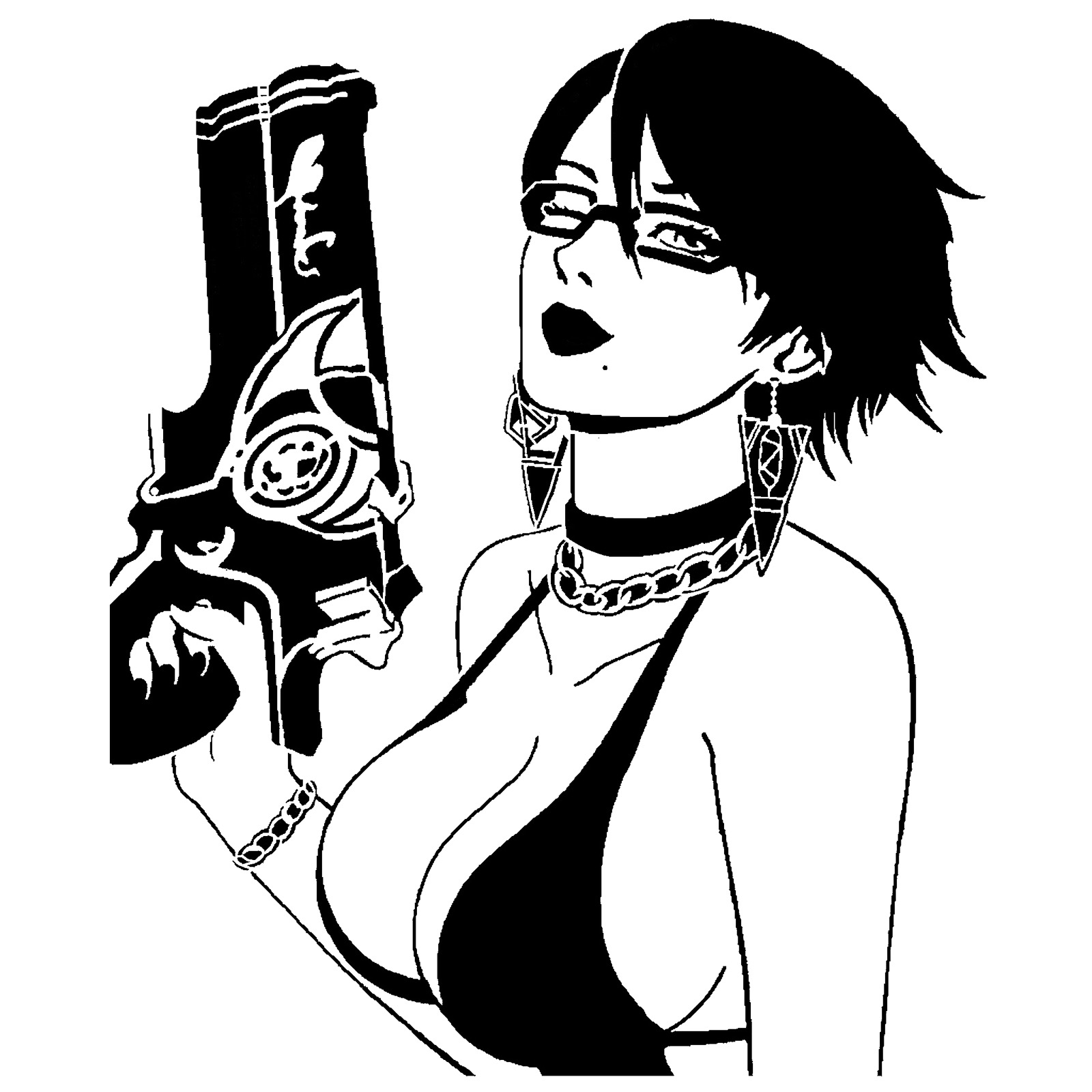 Bayonetta stencil 4