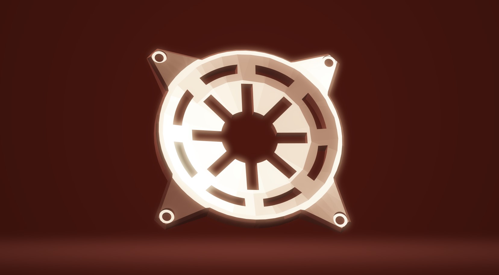 "Star Wars Empire 120mm" Fan Shroud-galactic republic edition
