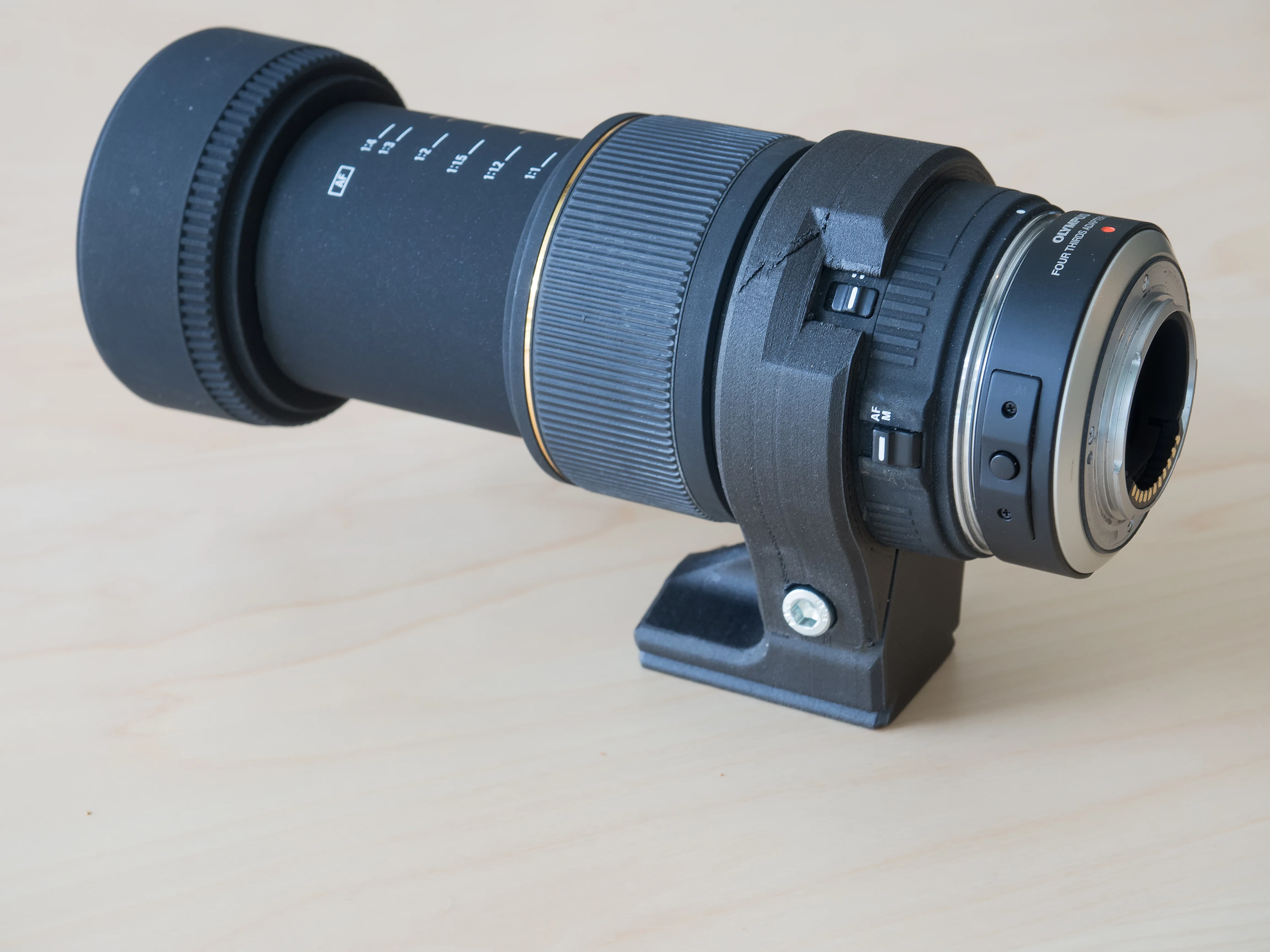 Tripod clamp for Sigma 105mm Macro