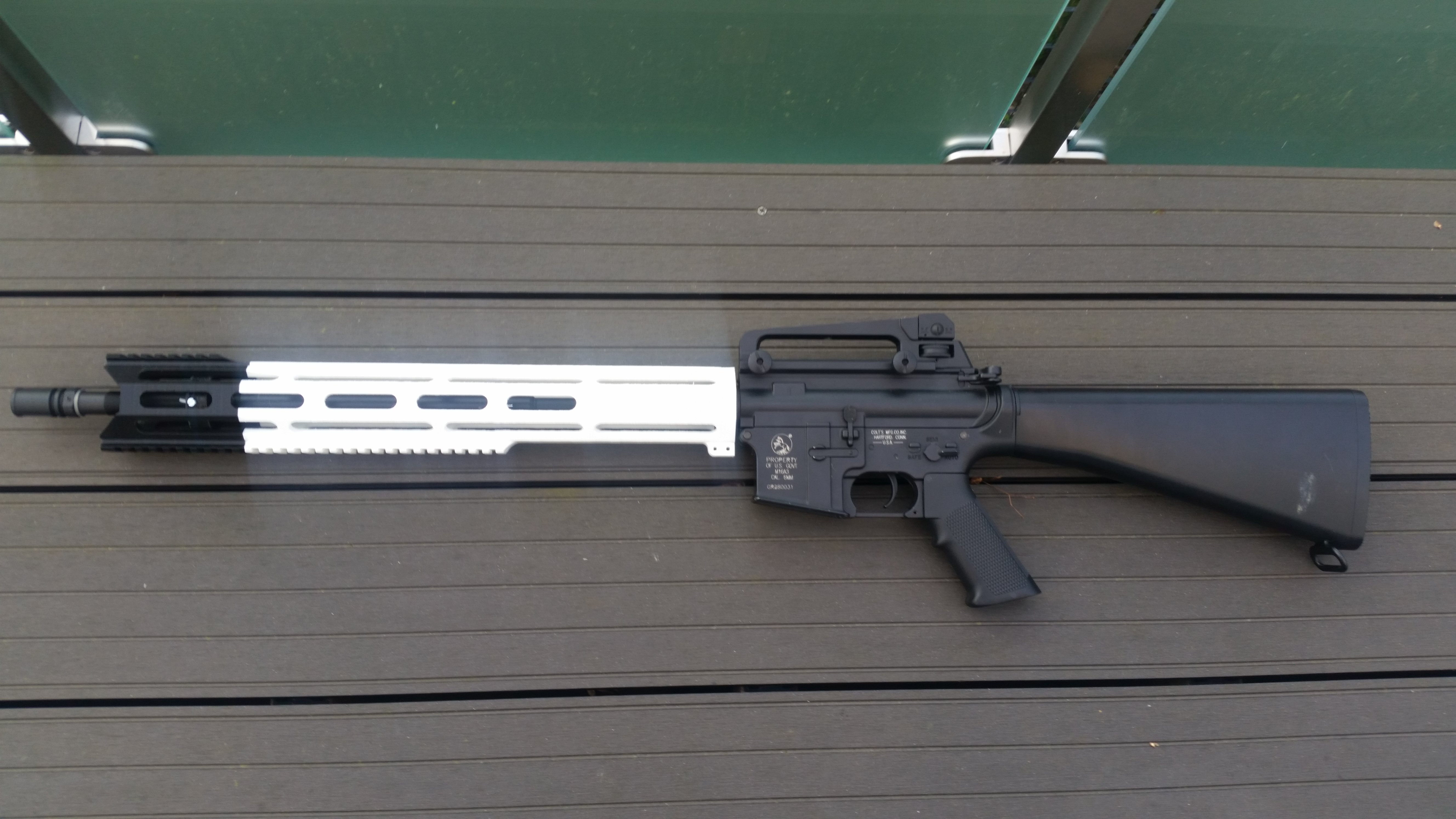 Softair Ris M16 AR15 M4 ICS Handguard