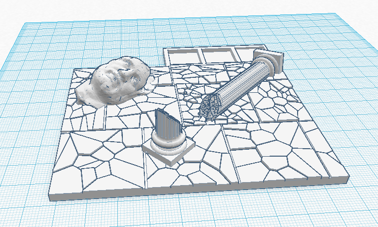 Kings of War Regiment Ancient Ruins Base
