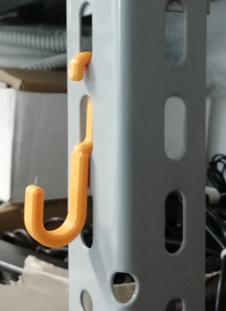 parametric metal shelf hook