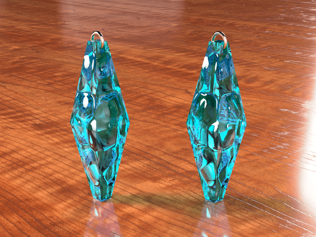 Pyramid earrings type2