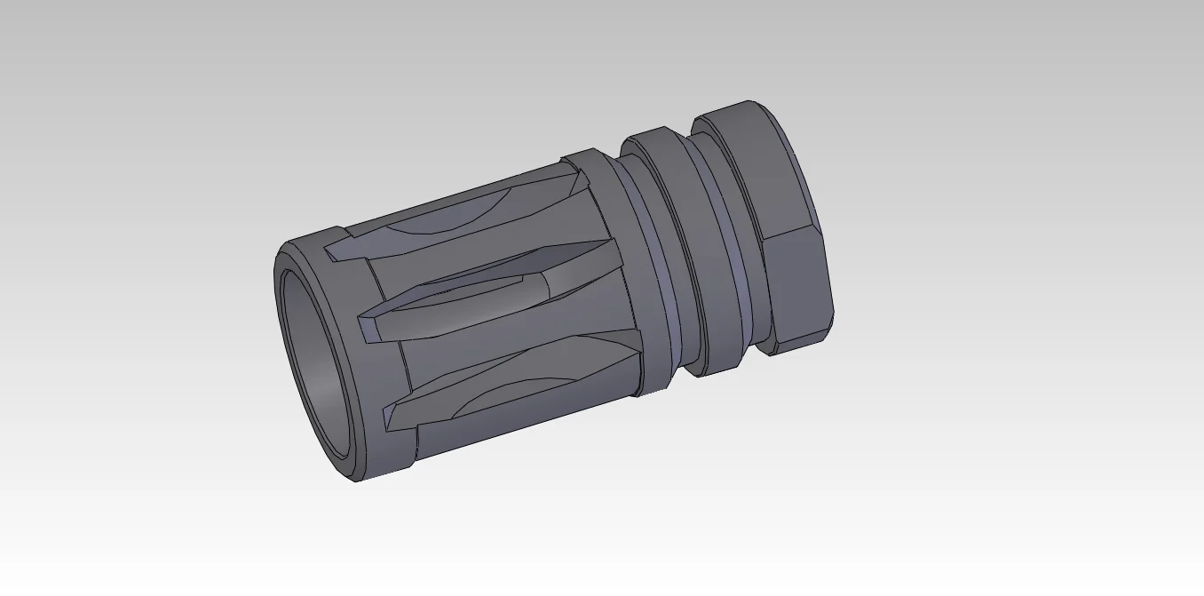 airsoft flash hider
