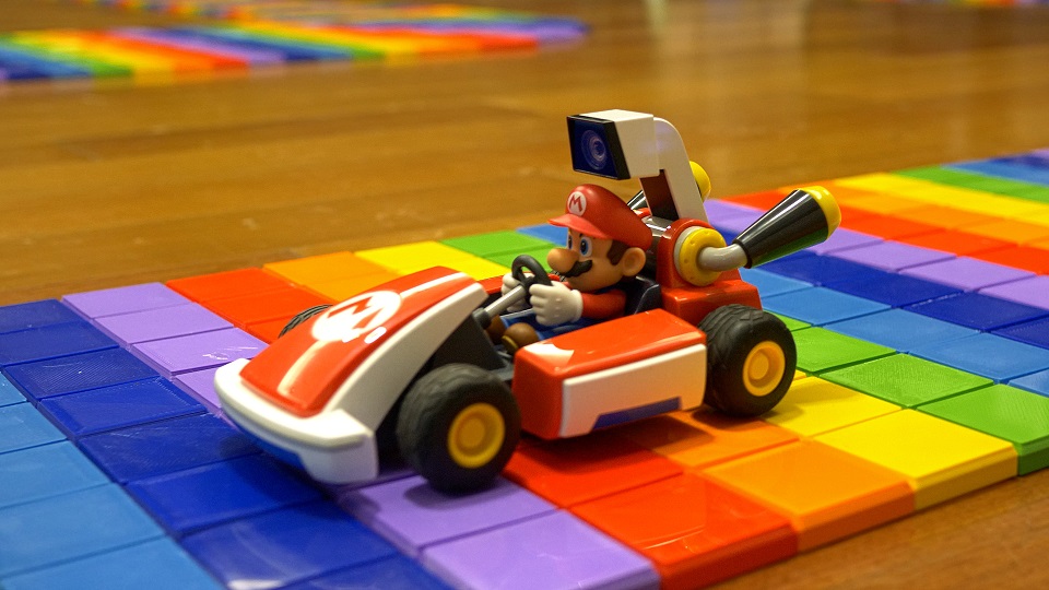 Rainbow Road (SNES) Race Track for Mario Kart Live