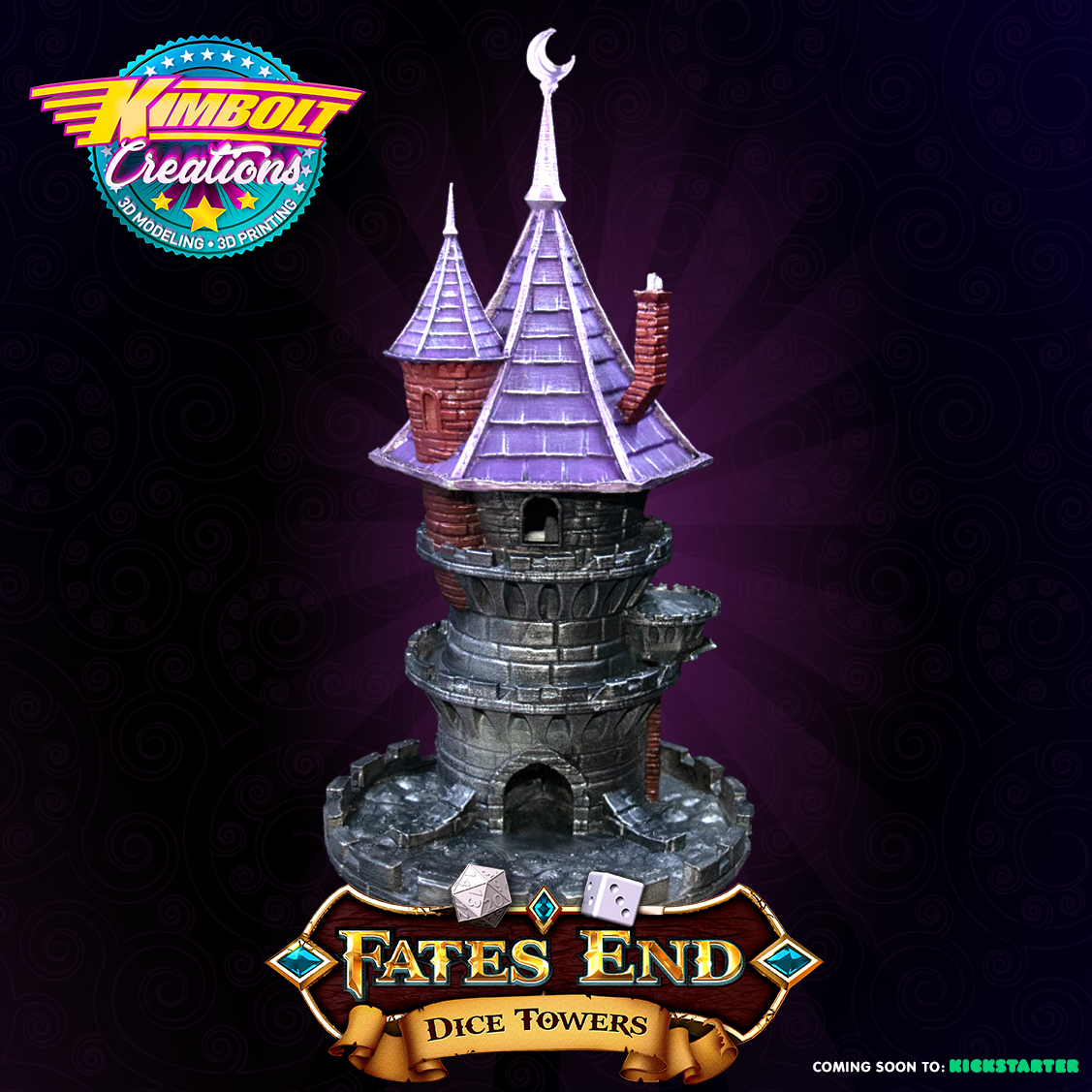 FATES END - DICE TOWER - FREE WIZARD TOWER!