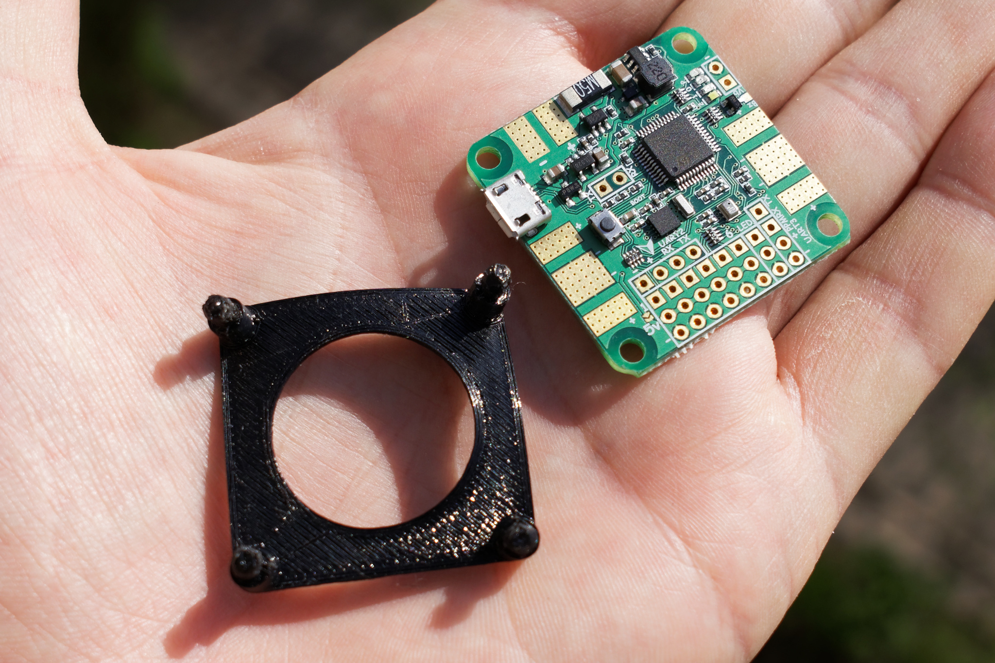 Flight controller softmount (TPU vibration isolation)