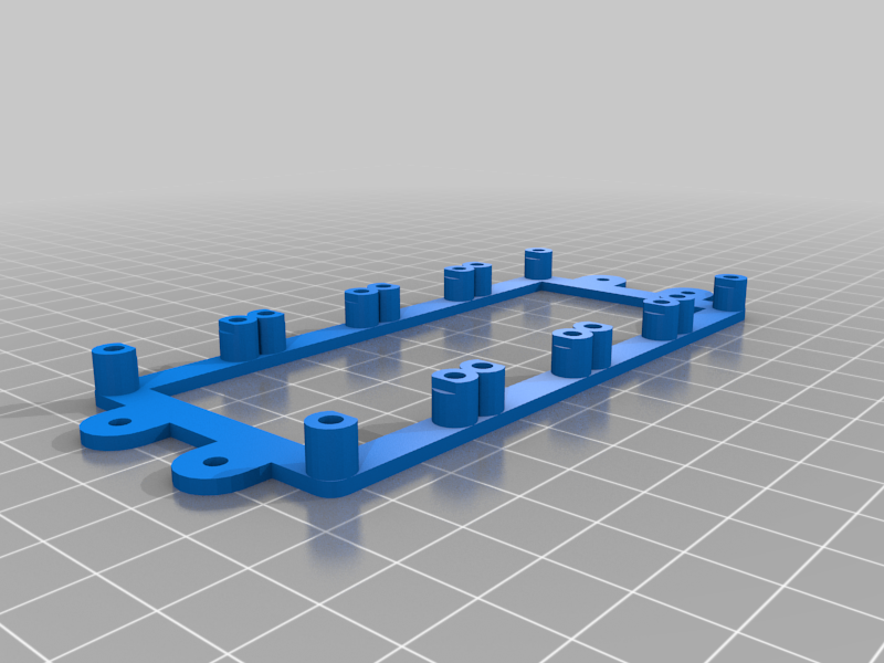 NodeMCU 4 Slot Mounting Bracket
