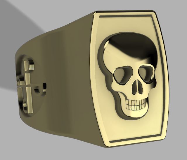 Ring Skull Totenkopf Phantom Goast Schädel