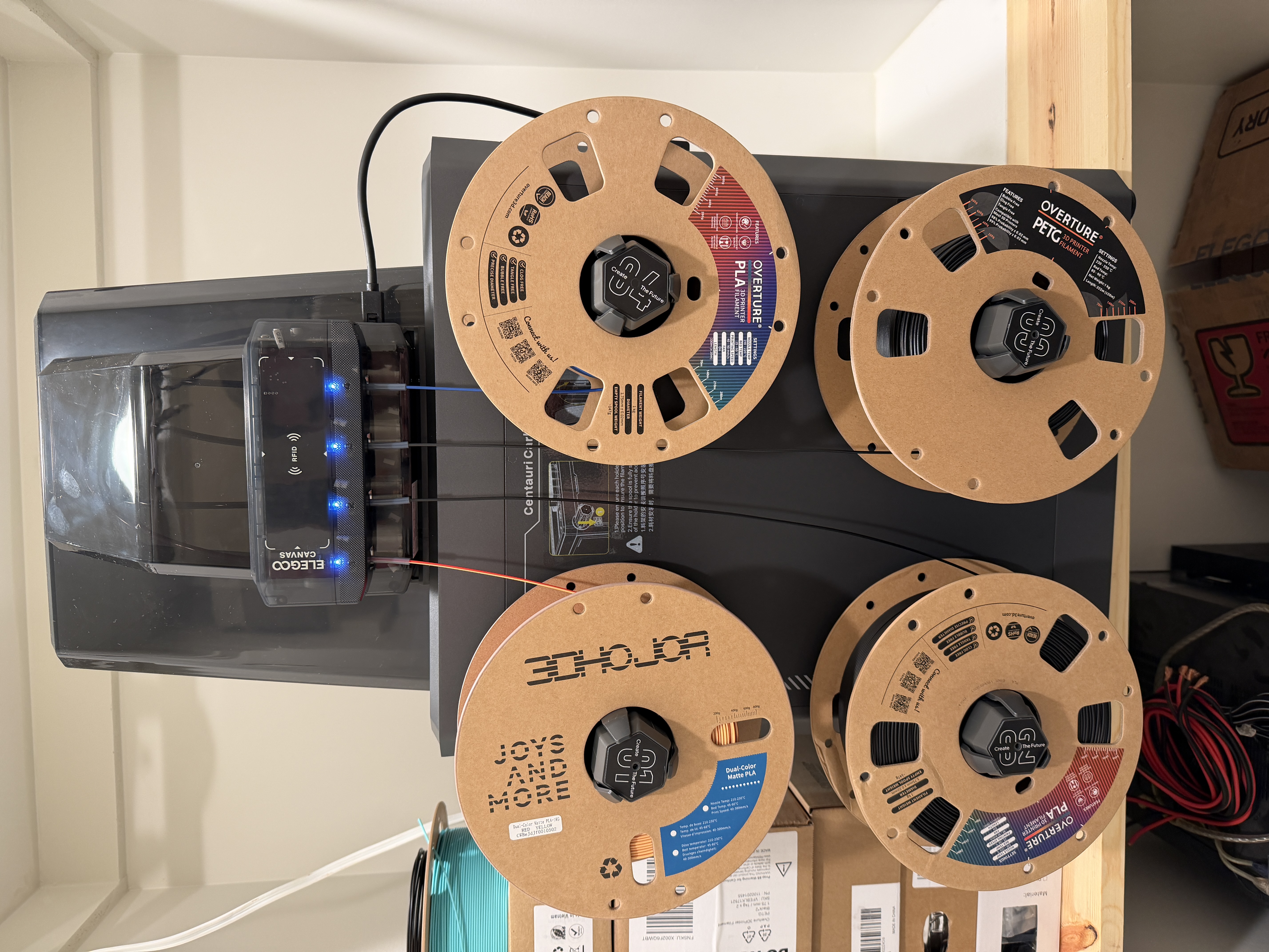 Elegoo Centauri Carbon 2 - CANVAS Spool Relocation Mounts