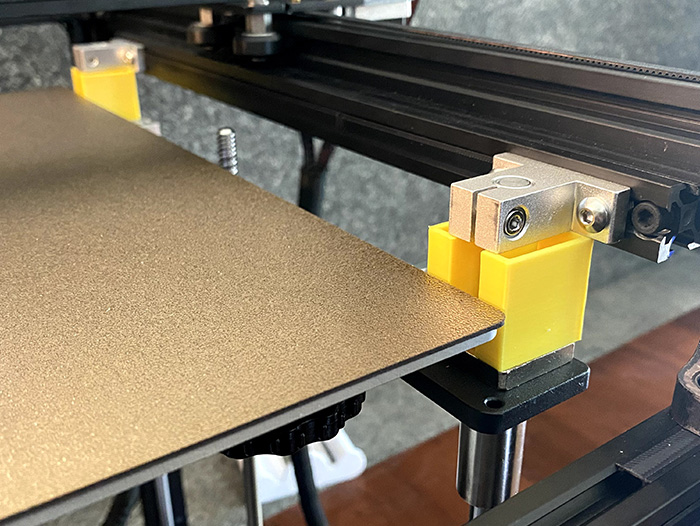 Ender 5 Plus Z alignment blocks