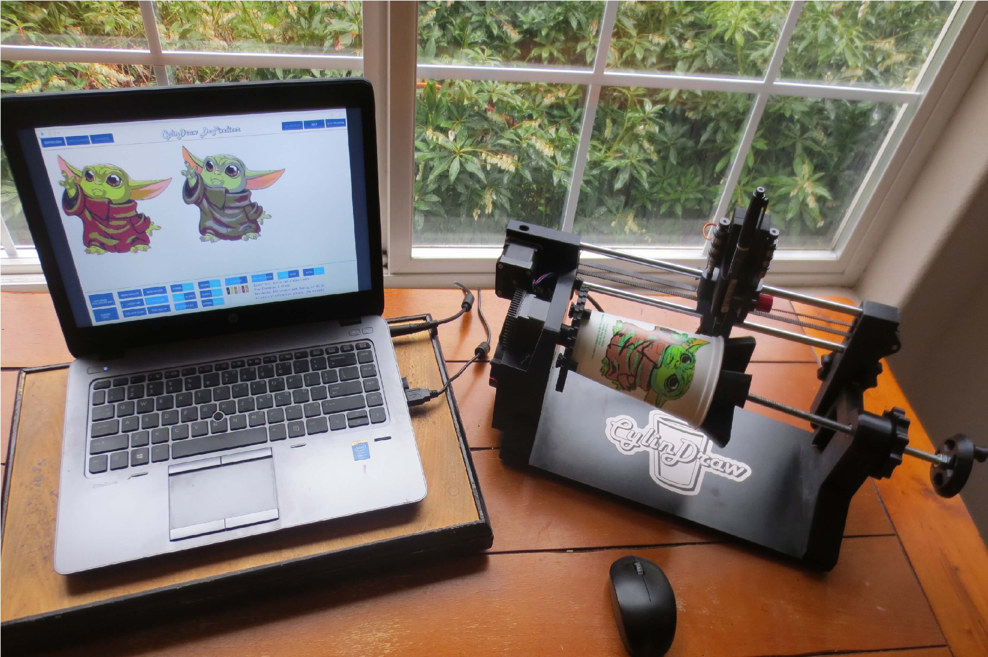 CylinDraw Cup-Specific Plotter & Engraver