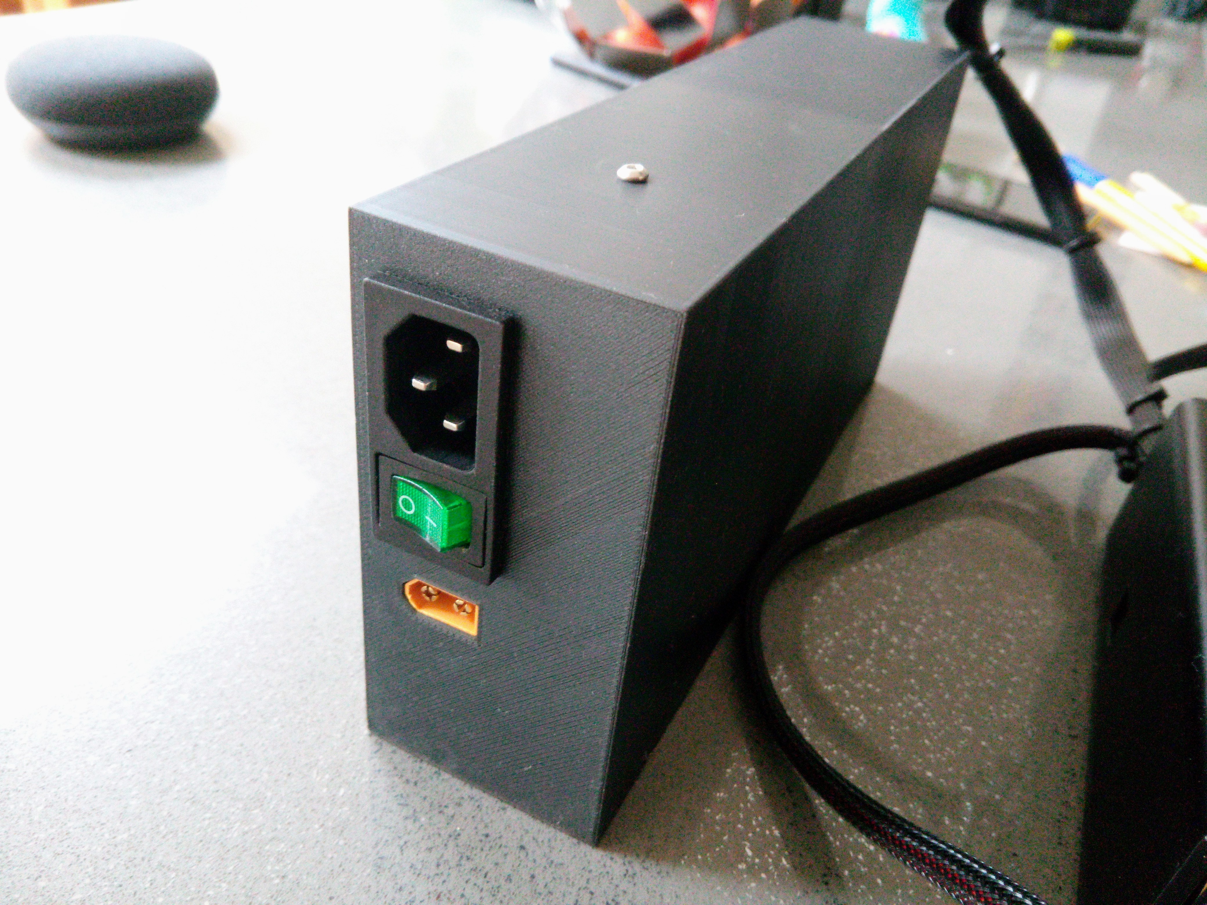 PSU Cover with Switch and XT60 Connector