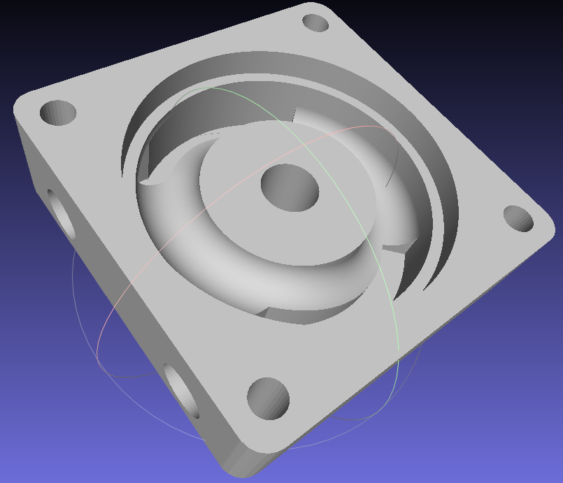 Positive displacement liquid pump.
